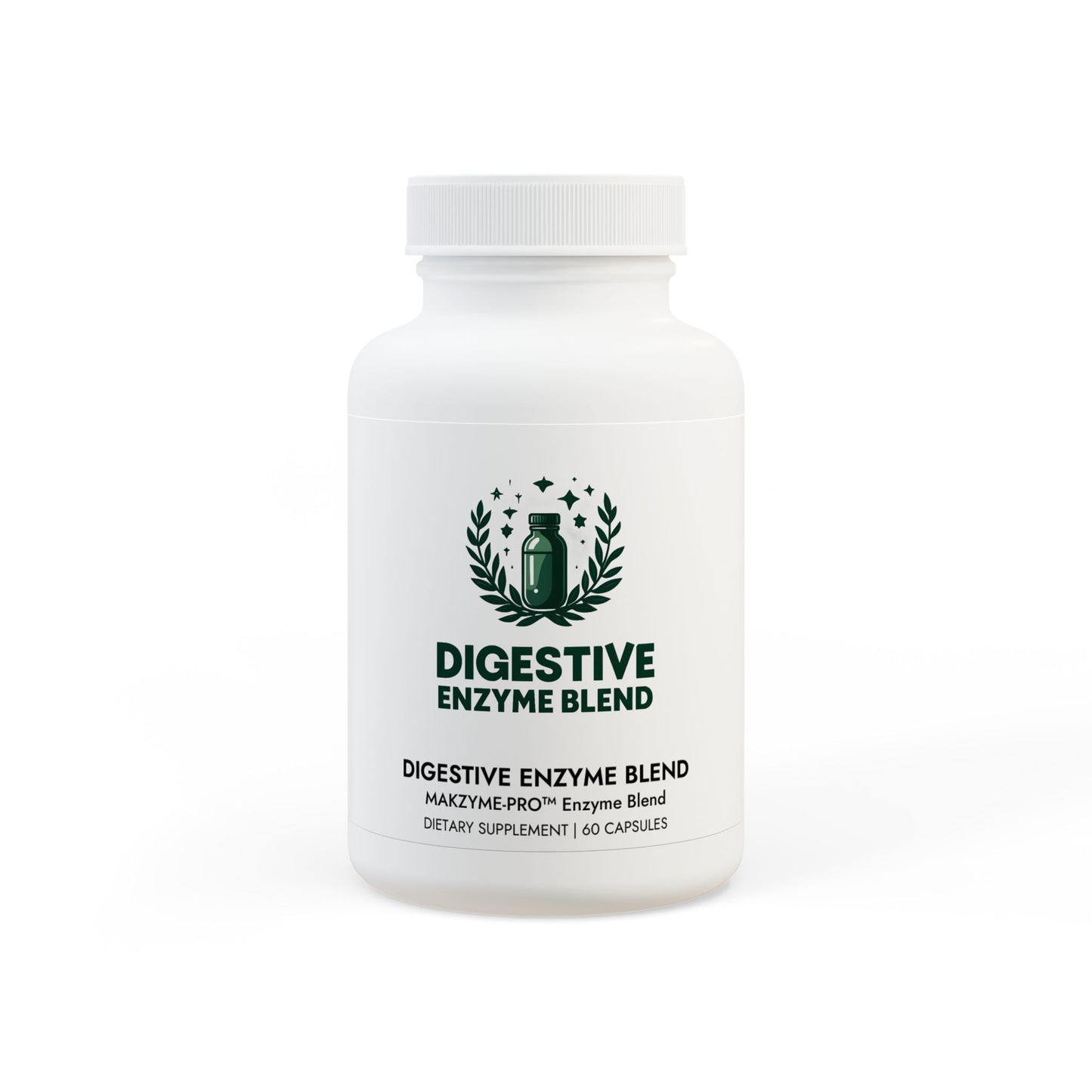 Digestive Enzyme Blend Supplement – Supports Healthy Digestion & Nutrient Absorption (60 Capsules)