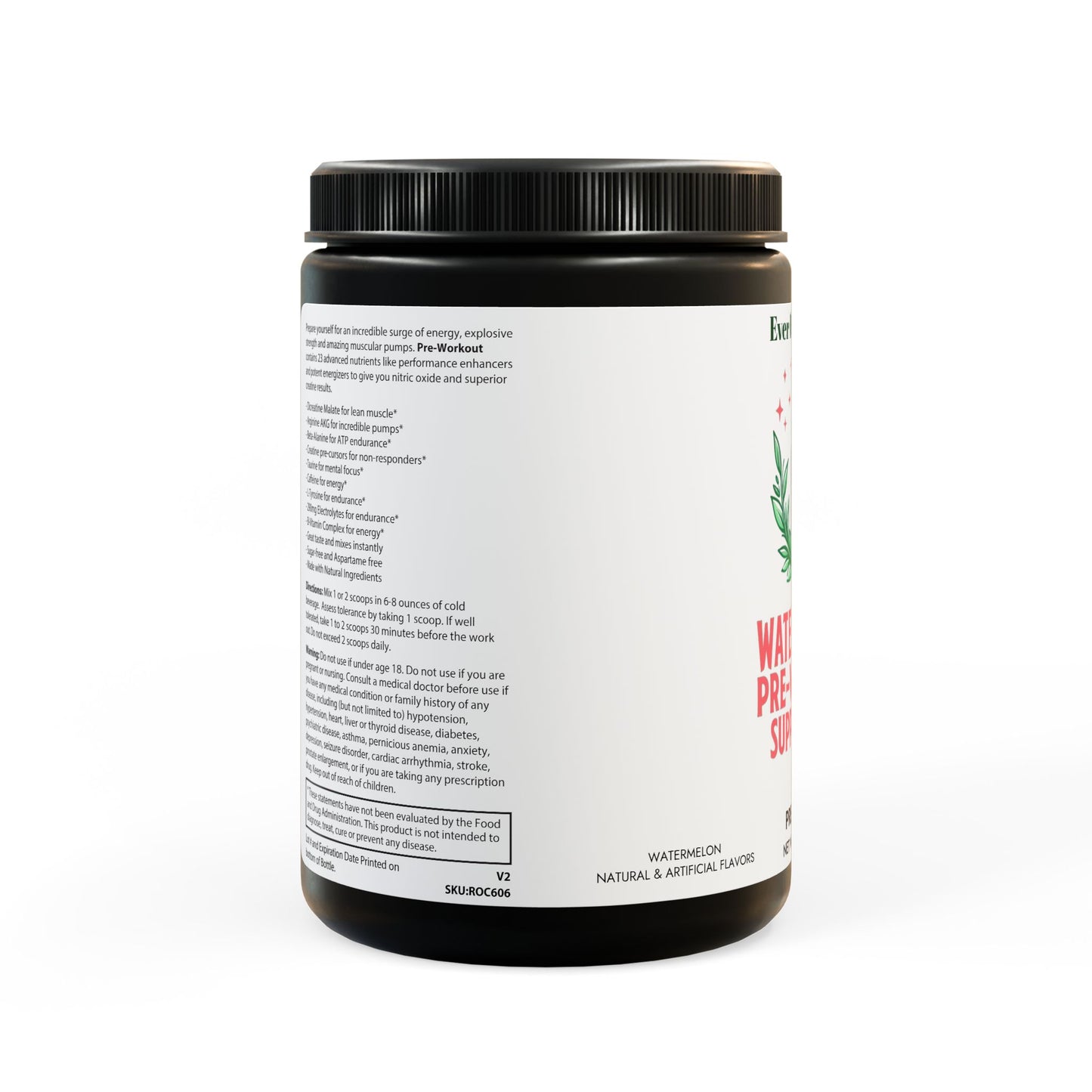 Watermelon Pre-Workout – Fuel Your Workout with Fresh Flavor & Intense Energy (300g, 10.58oz)